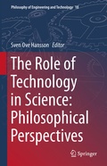 Cover: The Role of Technology in Science: Philosophical Perspectives - Springer