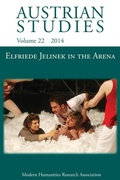 Cover: Elfriede Jelinek in the Arena - Modern Humanities Research Association