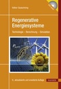 Cover: Regenerative Energiesysteme - Hanser
