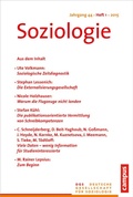 Cover: Soziologie Jg. 44 (2015) 1 - Campus