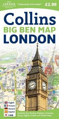 Abbildung von: London Big Ben Map - Collins