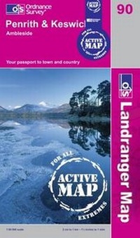 Abbildung von: Penrith and Keswick, Ambleside - Ordnance Survey