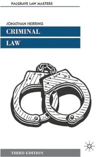 Abbildung von: Criminal Law - Palgrave Macmillan