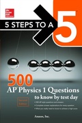 Cover: McGraw-Hill's 500 AP Physics 1 Questions to Know by Test Day - McGraw-Hill Education