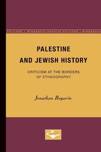 Abbildung von: Palestine and Jewish History - University of Minnesota Press