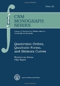 Cover: Quaternion Orders, Quadratic Forms and Shimura Curves - American Mathematical Society