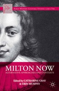 Cover: Milton Now - Palgrave MacMillan