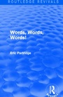 Cover: Words, Words Words! - Routledge