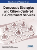 Cover: Handbook of Research on Democratic Strategies and Citizen-Centered E-Government Services - Idea Group,U.S.