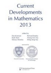 Enlarge image Cover: Current Developments in Mathematics 2013 - International Press of Boston Inc