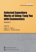Cover: Selected Expository Works of Shing-Tung Yau with Commentary 2 Volume Set - International Press of Boston Inc