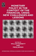 Cover: Monetary Policy in the Context of the Financial Crisis - Emerald Group Publishing Limited