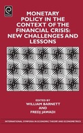 Cover: Monetary Policy in the Context of Financial Crisis - Emerald Group Publishing Limited
