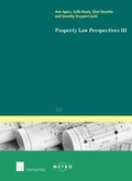 Cover: Property Law Perspectives III - Intersentia Ltd