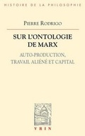 Cover: Sur l'Ontologie de Marx - Librarie Philosophique J. Vrin