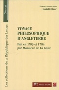 Cover: Voyage philosophique d'Angleterre - Presses de L'Universite Laval
