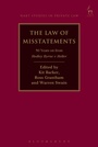 Cover: The Law of Misstatements - Hart Publishing