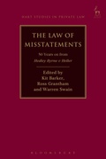 Cover: The Law of Misstatements - Hart Publishing