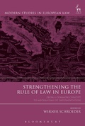 Cover: Strengthening the Rule of Law in Europe - Hart Publishing