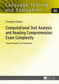 Abbildung von: Computational Text Analysis and Reading Comprehension Exam Complexity - Peter Lang Verlag