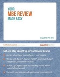 Cover: Your MBE Review Made Easy - Smarter Review LLC