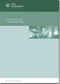 Cover: Contempt of court - TSO