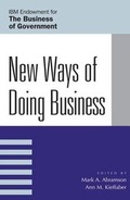 Cover: New Ways of Doing Business - Rowman & Littlefield Publishers