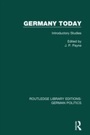 Cover: Germany Today (RLE: German Politics) - Routledge
