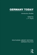 Cover: Germany Today (RLE: German Politics) - Routledge