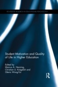Abbildung von: Student Motivation and Quality of Life in Higher Education - Routledge