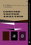 Cover: Concise Vector Analysis - Elsevier