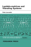 Cover: Lambda-Matrices and Vibrating Systems - Elsevier