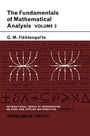 Cover: The Fundamentals of Mathematical Analysis - Elsevier