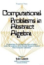Cover: Computational Problems in Abstract Algebra - Elsevier