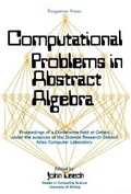Cover: Computational Problems in Abstract Algebra - Elsevier