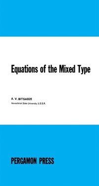 Enlarge image Cover: Equations of the Mixed Type - Elsevier