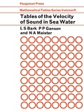 Cover: Tables of the Velocity of Sound in Sea Water - Elsevier
