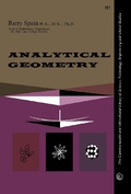 Cover: Analytical Geometry - Elsevier