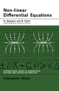 Cover: Non-Linear Differential Equations - Elsevier