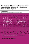 Cover: The Method of Summary Representation for Numerical Solution of Problems of Mathematical Physics - Elsevier