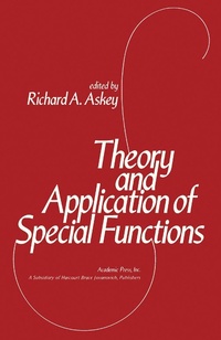 Enlarge image Cover: Theory and Application of Special Functions - Academic Press