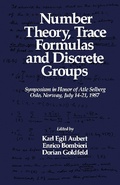 Cover: Number Theory, Trace Formulas and Discrete Groups - Academic Press