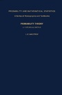 Cover: Probability Theory - Academic Press