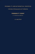 Cover: Probability Theory - Academic Press