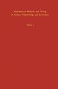 Cover: Mathematical Methods and Theory in Games, Programming, and Economics - Elsevier