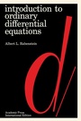 Cover: Introduction to Ordinary Differential Equations - Academic Press