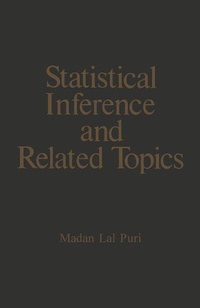 Enlarge image Cover: Statistical Inference and Related Topics - Academic Press
