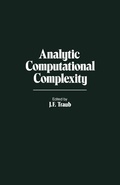 Cover: Analytic Computational Complexity - Academic Press