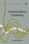 Cover: NonEuclidean Geometry - Academic Press