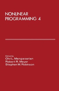 Enlarge image Cover: Nonlinear Programming 4 - Academic Press